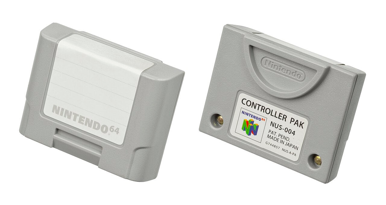 NINTENDO 64 OFFICIAL CONTROLLER PAK/MEMORY CARD - Accessories
