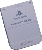 PS1 OFFICIAL MEMORY CARD WHITE - Accessories