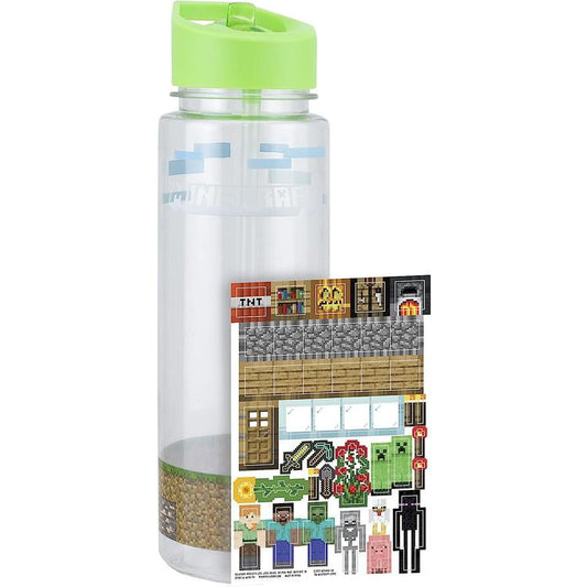 Minecraft Water Bottle w/ Stickers