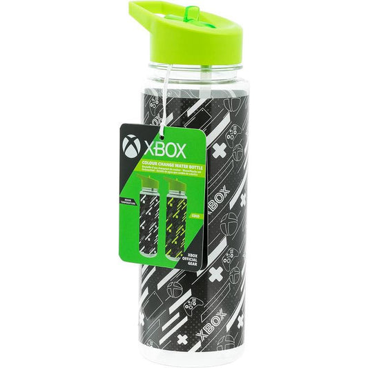 Xbox Colour Change Water Bottle w/ Straw