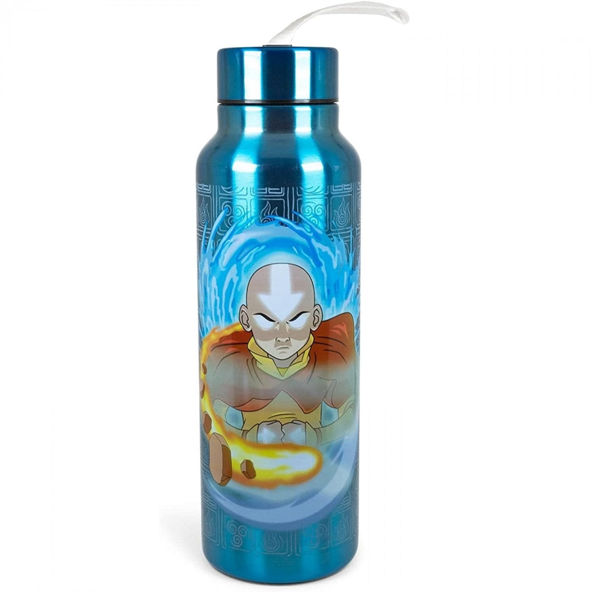Avatar ATLA Stainless Steel Bottle w/ Strap 27oz - Drinkware
