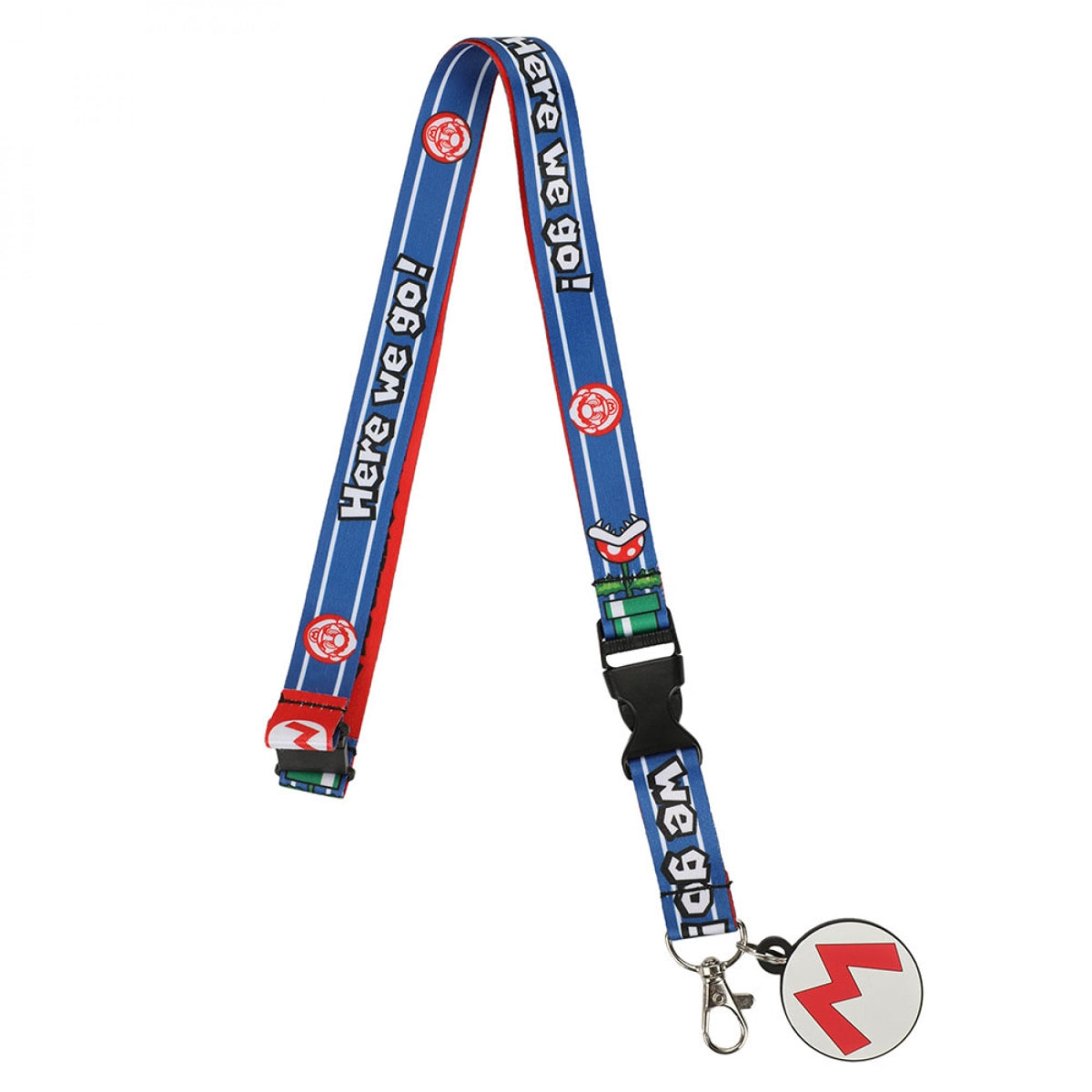 Super Mario Mushroom Kingdom Lanyard - Lanyards