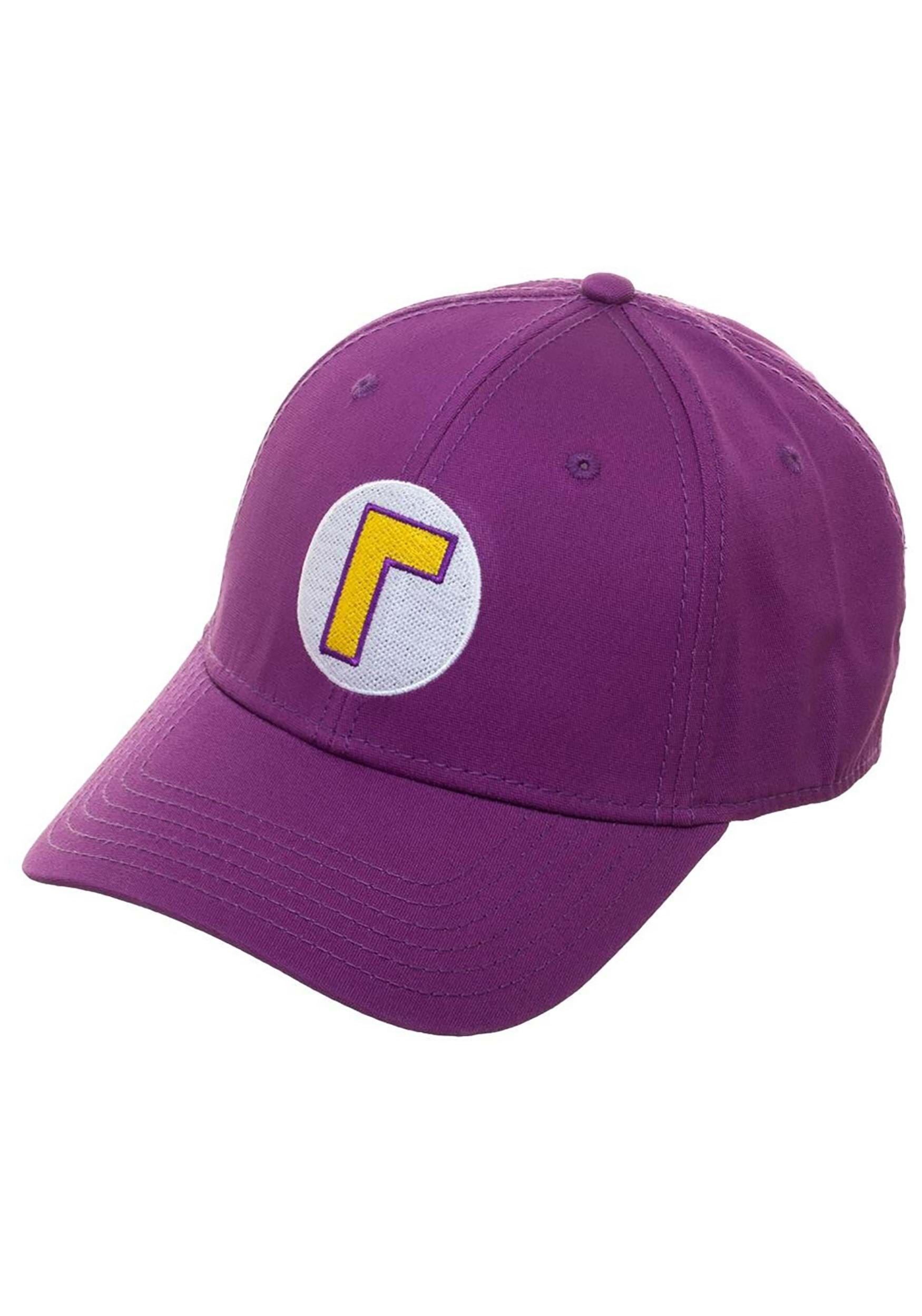 Super Mario Waluigi Flex Fit Hat - Hats