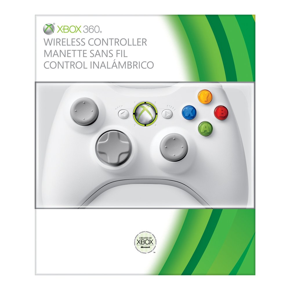 XBOX 360 WIRELESS CONTROLLER - WHITE - Accessories