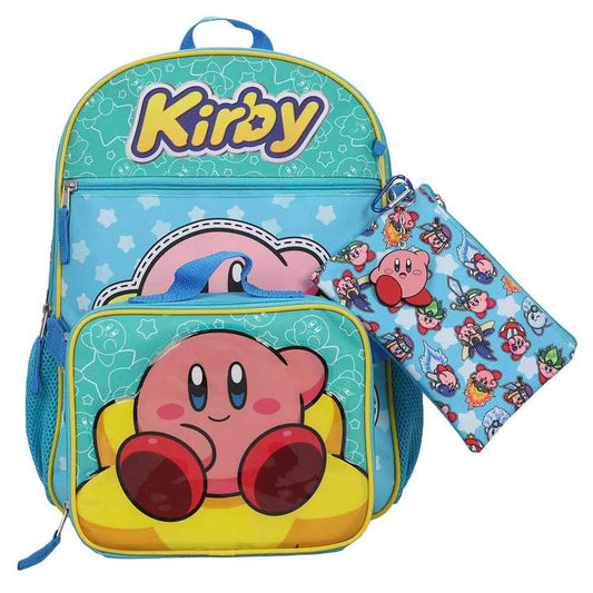 KIRBY 5PC YOUTH BACKPACK SET
