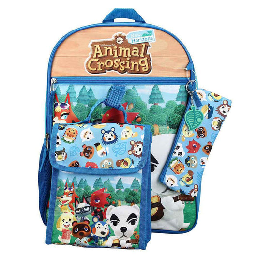 ANIMAL CROSSING CHARACTER 5 PC. BACKPACK SET