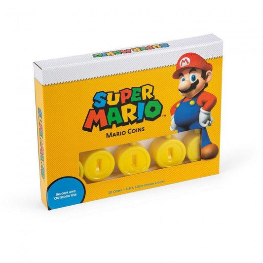 Super Mario Coin String Lights - 10ct