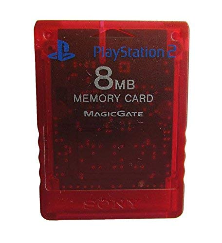 PS2 OFFICIAL MEMORY CARD RED (8MB) - Accessories