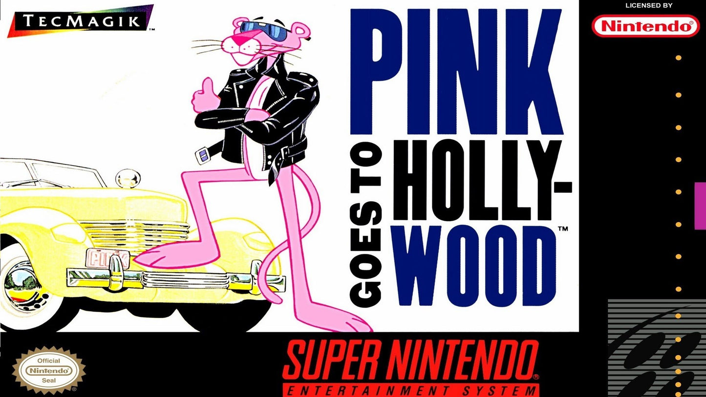 Pink Goes to Hollywood - Super Nintendo