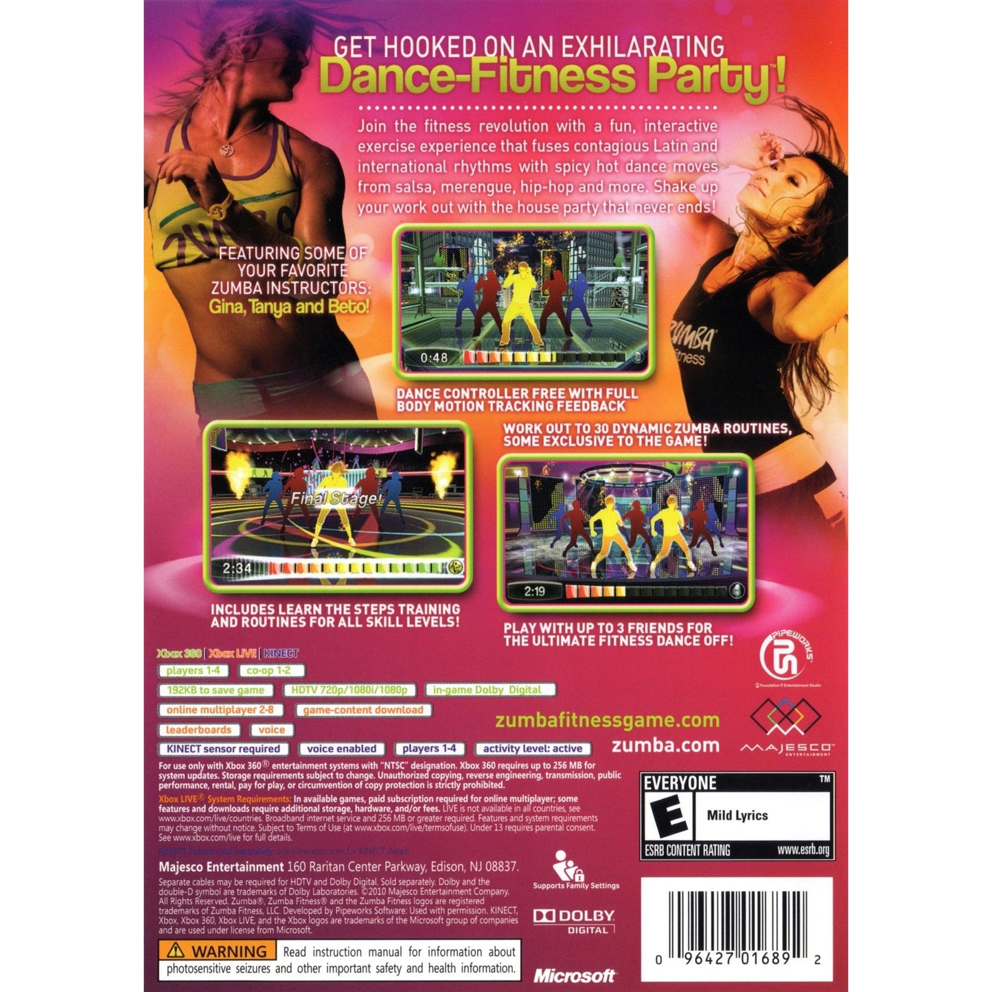 ZUMBA FITNESS JOIN THE PARTY (used)