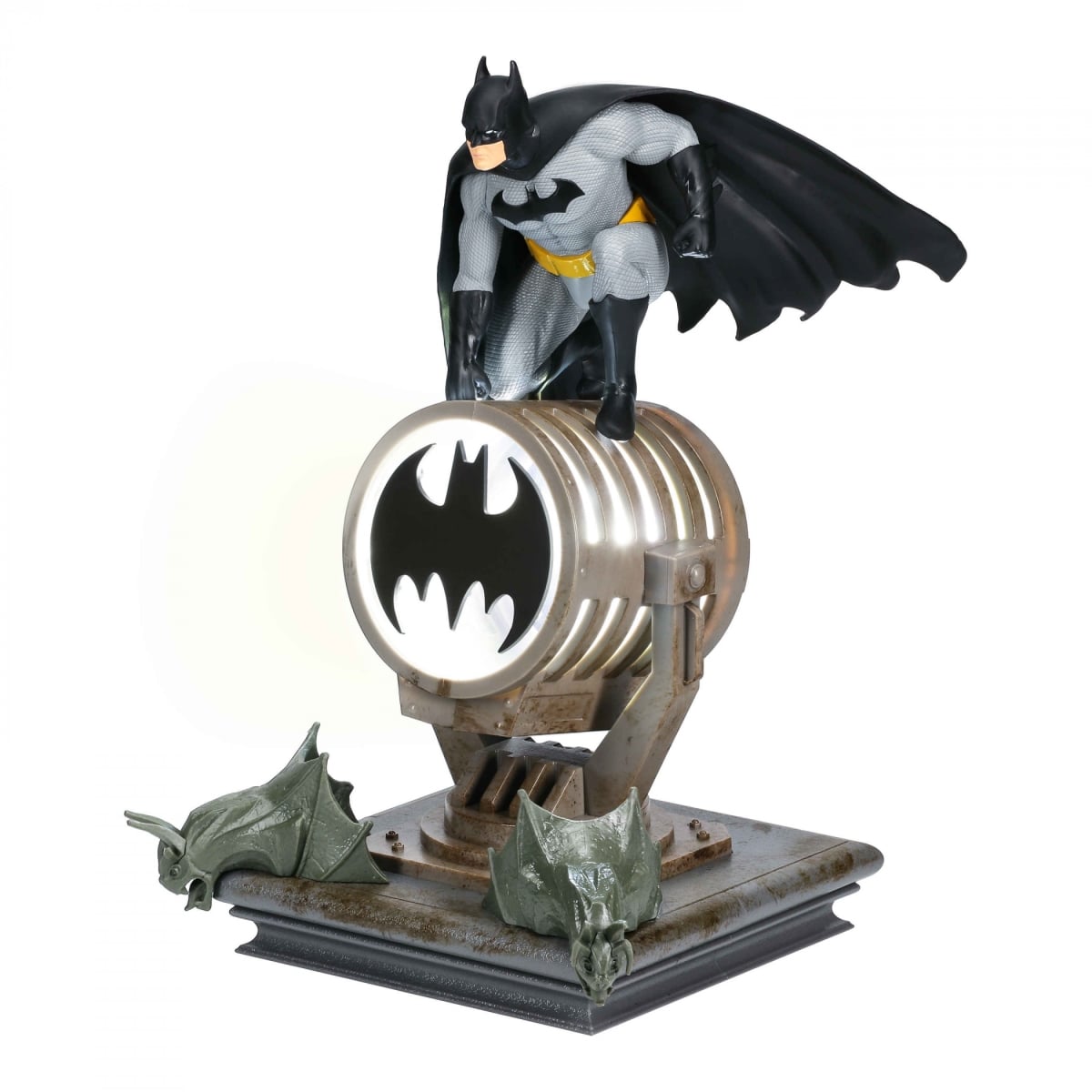 Batman Figurine Lamp w/ Bat Signal Projection - Lights