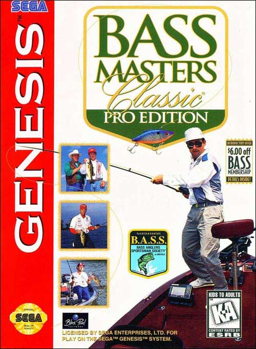 Bass Masters Classic Pro Edition - Sega Genesis