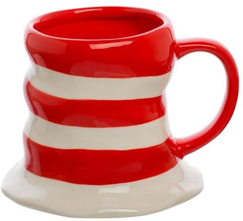 DR. SEUSS CAT IN THE HAT 16 OZ. SCULPTED CERAMIC MUG - Drinkware
