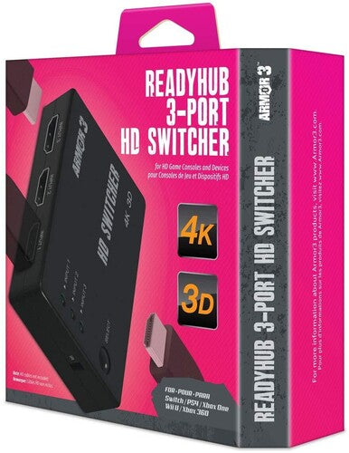 READYHUB 3-PORT HDMI SWITCHER - Video Cables