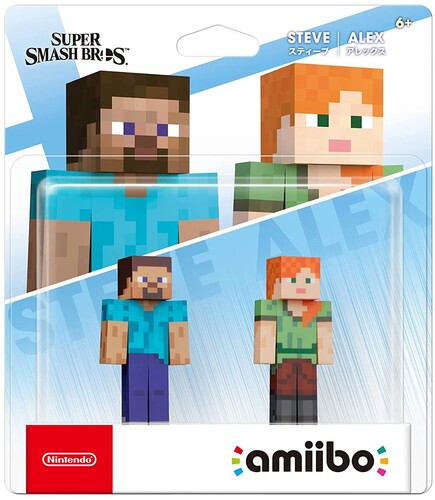 Steve & Alex 2-Pack - Amiibo