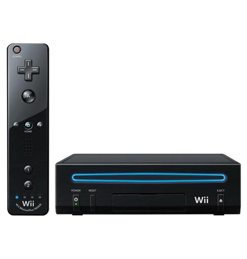 WII MODEL 2 BLACK SYSTEM - Consoles