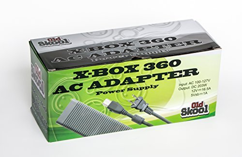 XBOX360 E AC ADAPTER (OLDSKOOL) - Power Cables