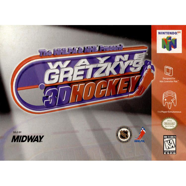 NHLPA AND NHL PRESENT WAYNE GRETZKYS 3D HOCKEY (used)