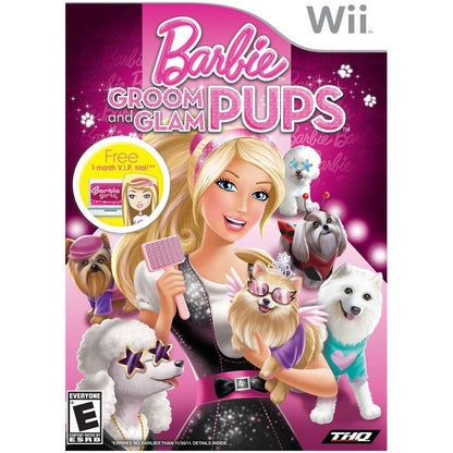 BARBIE GROOM AND GLAM PUPS (used)