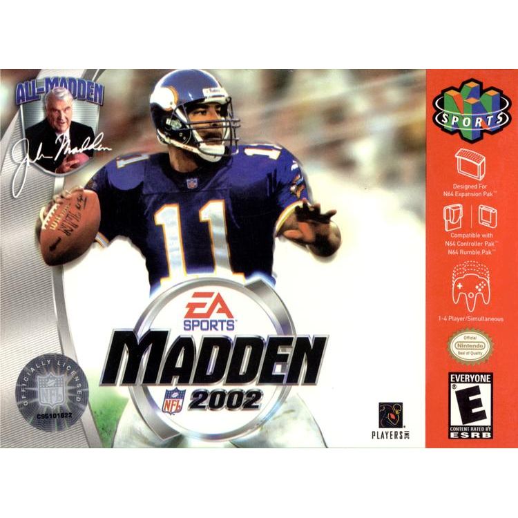 MADDEN NFL 2002 (used)