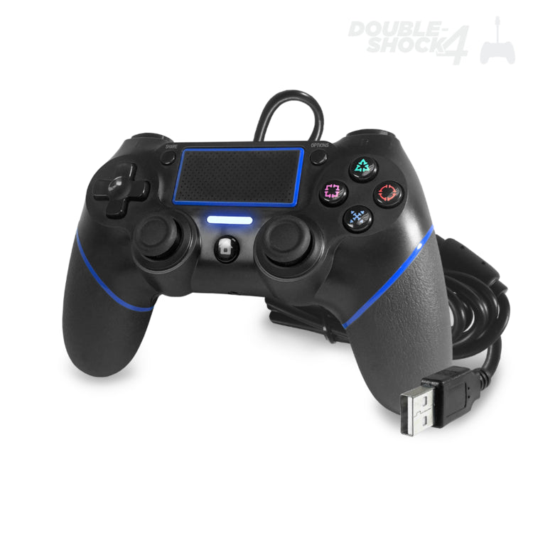 PS4 WIRED CONTROLLER BLACK (OLDSKOOL)