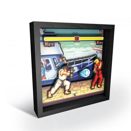 Pixel Frame - Street Fighter: Boat (9"x9")