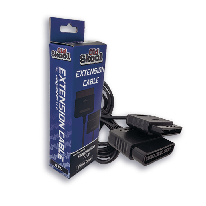 PS1/PS2 CONTROLLER EXTENSION CABLE (OLDSKOOL)